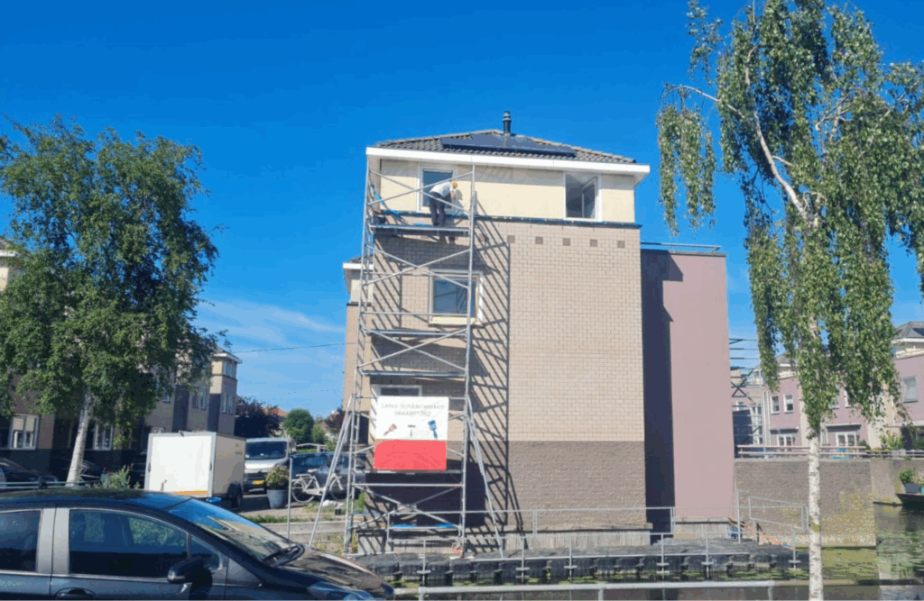 Pontons voor schilder steiger